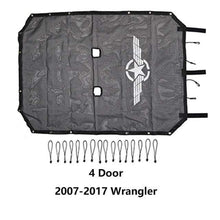 Load image into Gallery viewer, UV Resistant Sunshade Mesh For Jeep Wrangler JK 2007-2017 Dashery Box 4 Door Wing 