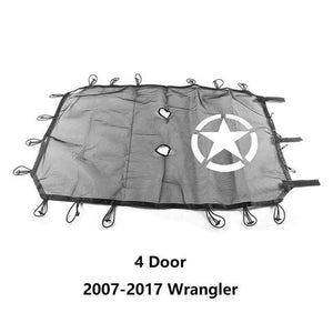 UV Resistant Sunshade Mesh For Jeep Wrangler JK 2007-2017 Dashery Box 4 Door Star 