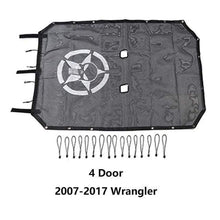 Load image into Gallery viewer, UV Resistant Sunshade Mesh For Jeep Wrangler JK 2007-2017 Dashery Box 4 Door Skull 