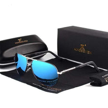 Load image into Gallery viewer, KINGSEVEN Luxury Protective Sunglasses TheSwirlfie GrayBlue 