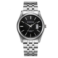 Load image into Gallery viewer, KINGNUOS Luxury Watch TheSwirlfie Silver Black 