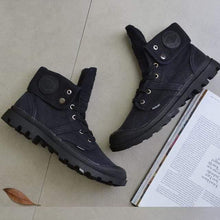 Load image into Gallery viewer, Top Quality Canvas Men Palladium Boots Men&#39;s boots Dashery Box Black 6.5 