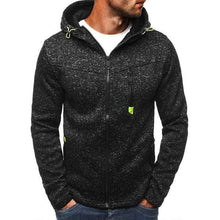 Load image into Gallery viewer, Men&#39;s Sports Casual Zipper Sweatshirts TheSwiftzy Black Gray S 